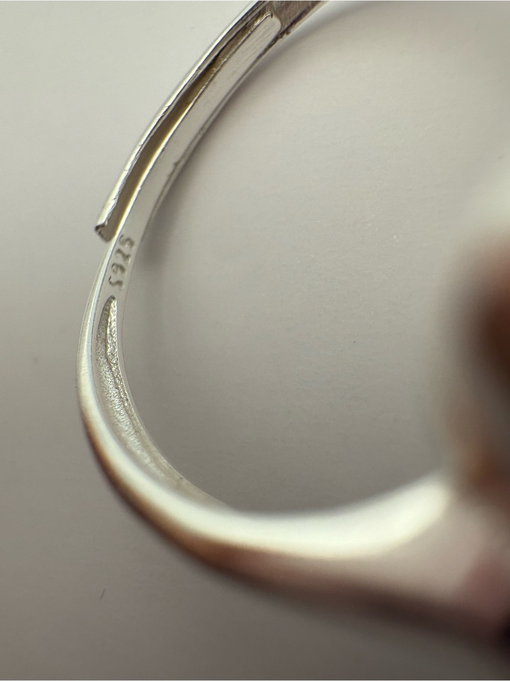 Yellow Jade Oval Ring (#R70) - Picture 4 of 4